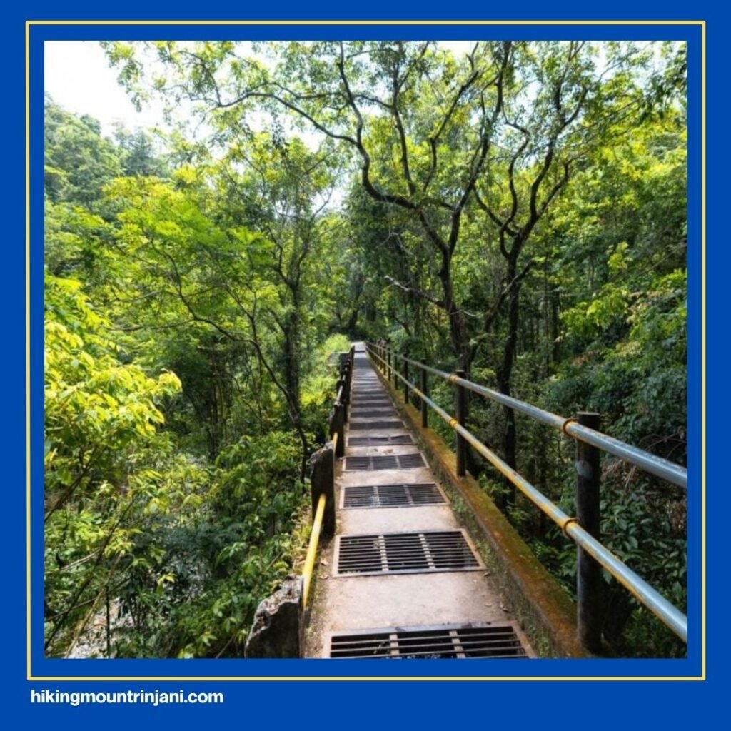 Track Sendang Gile Waterfall