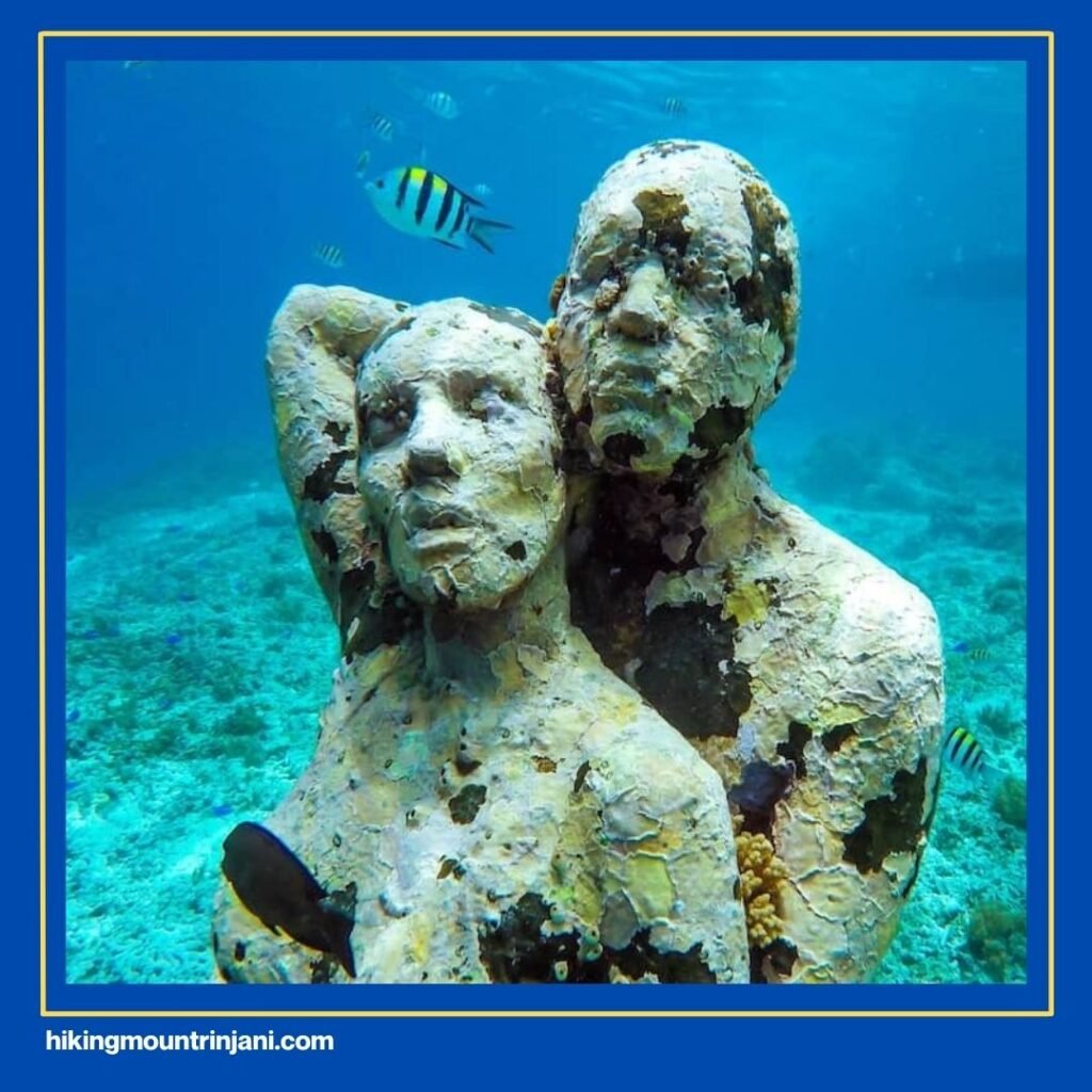 Rules and Etiquette Gili Meno Statue