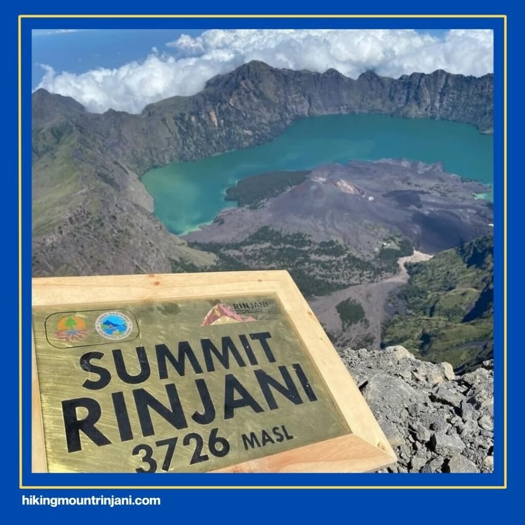 Ketinggian Puncak Rinjani