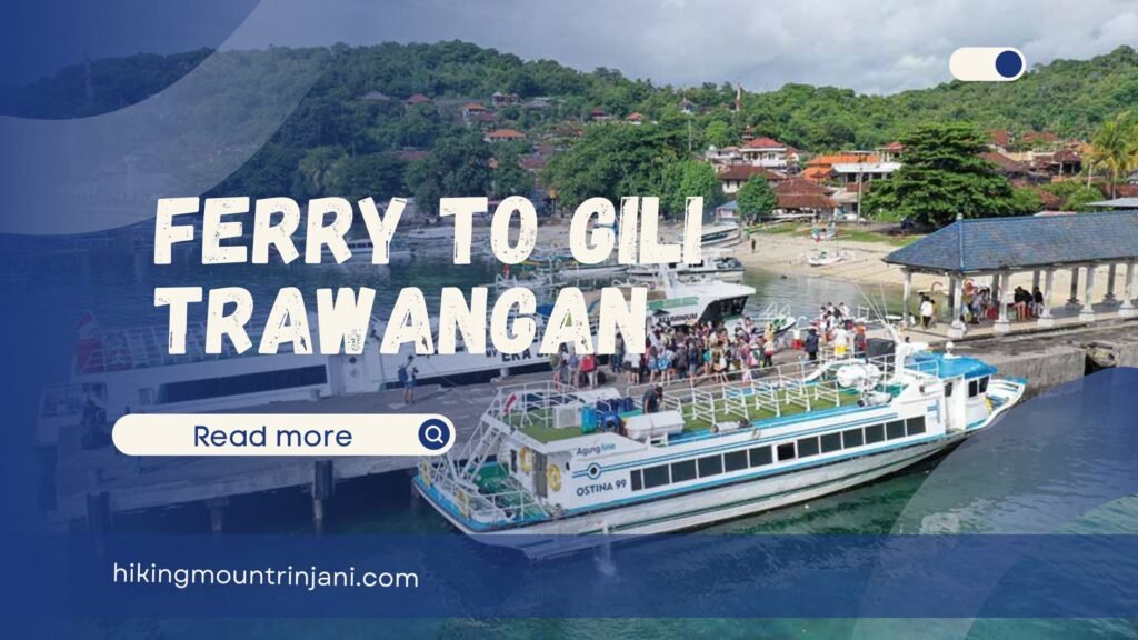Ferry to Gili Trawangan