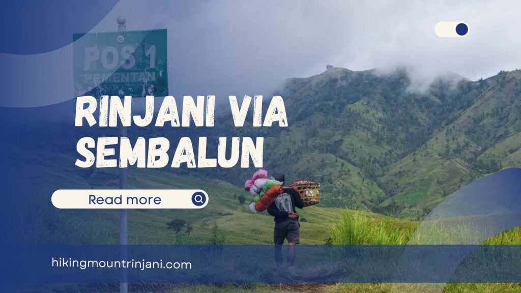 Rinjani Via Sembalun