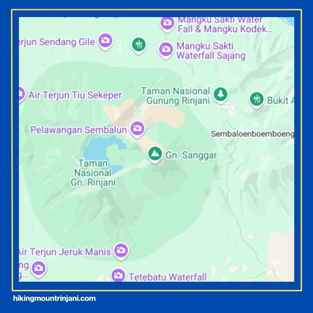 Dimana Letak Gunung Rinjani Secara Geografis