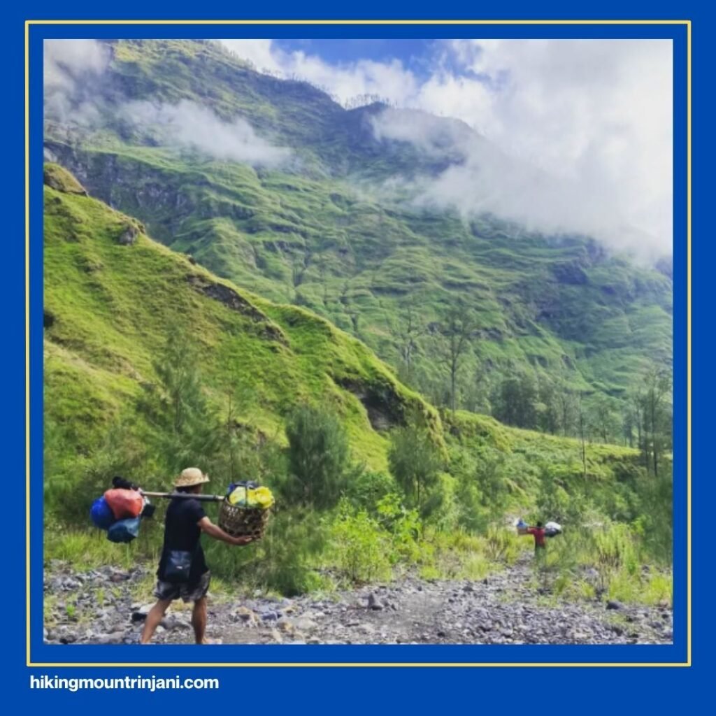 Estimasi Besaran Upah Menjadi Porter Rinjani