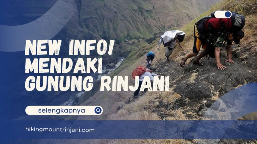 Mendaki Gunung Rinjani