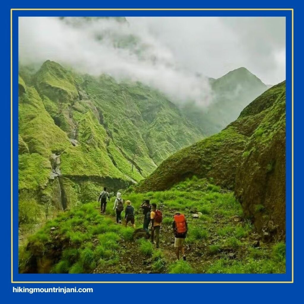 View Menakjubkan di Peta Jalur Torean Rinjani