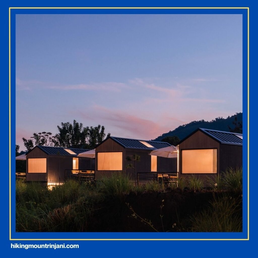 Bobocabin Penginapan di Sembalun Rinjani