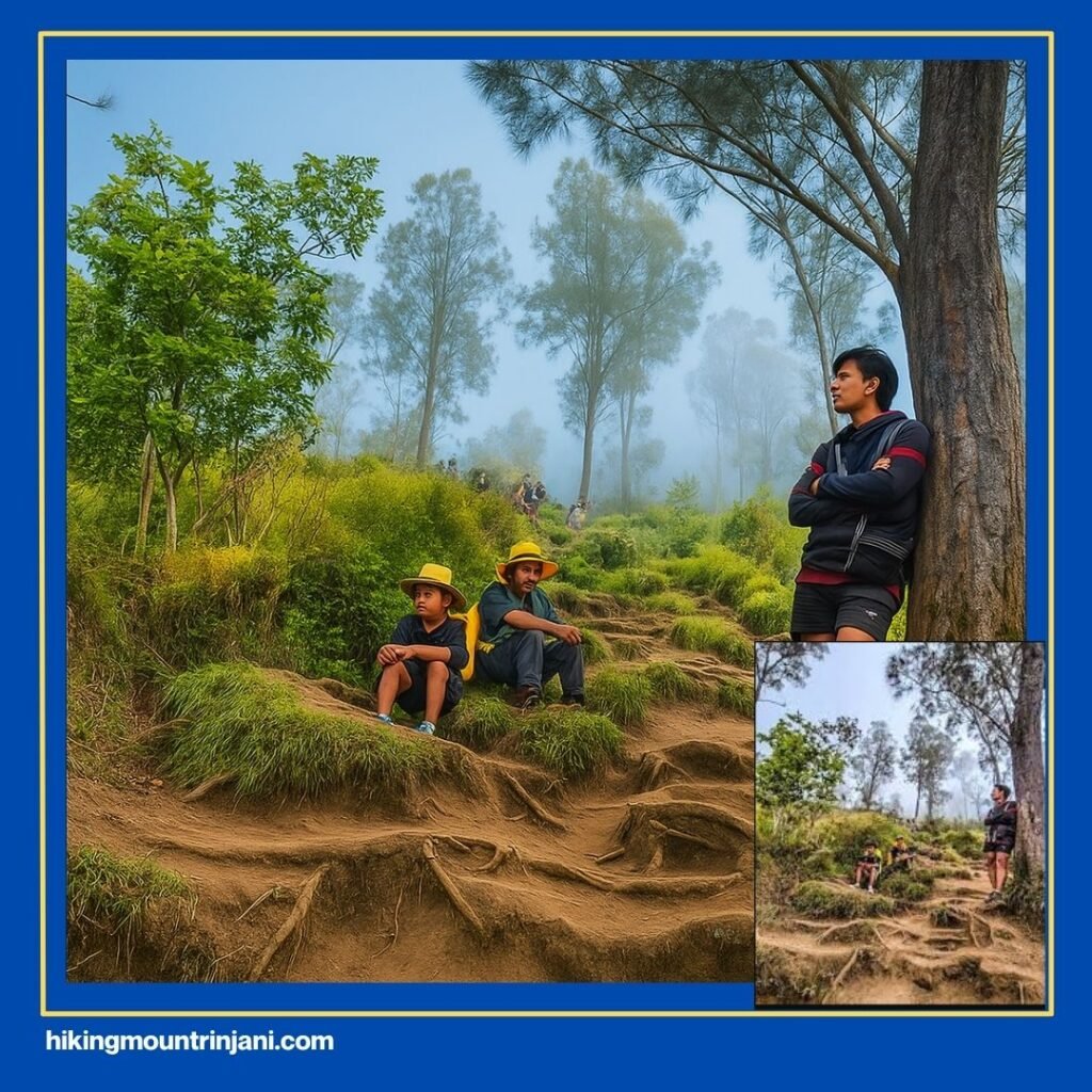 The “Regret Hill” on the Sembalun Rinjani Trek - Hiking Mount Rinjani