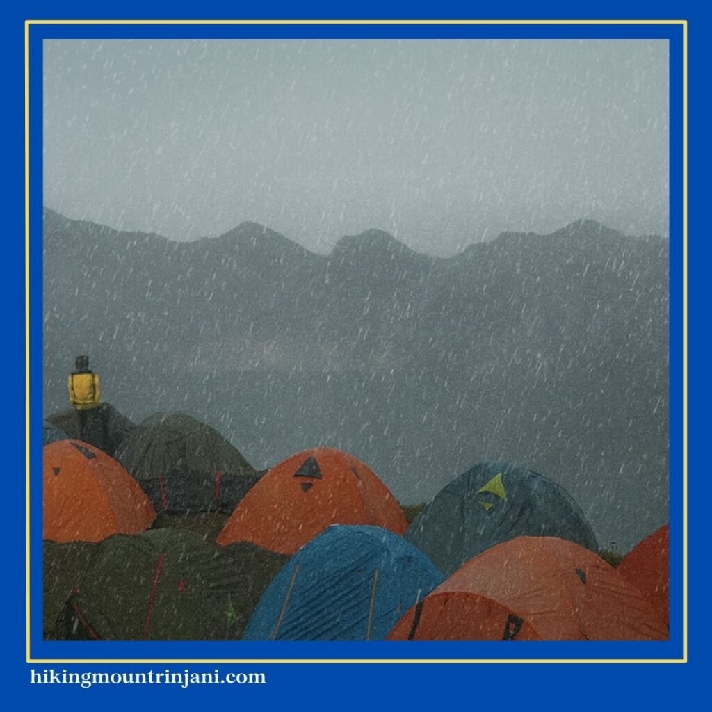 Mount Rinjani Temperature During the Rainy Season